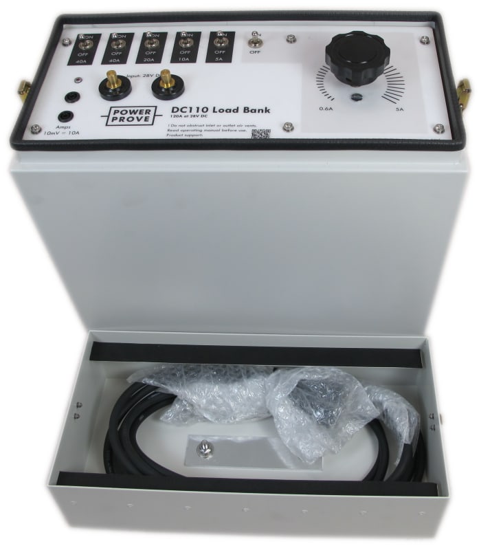 Powerprove DC110/3/PWR Resistive Portable Load Bank, 3kW, 0.6 -> 120 A