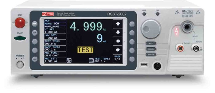 RSST-2002 Insulation Tester, 50V Min, 1200V Max, CAT I