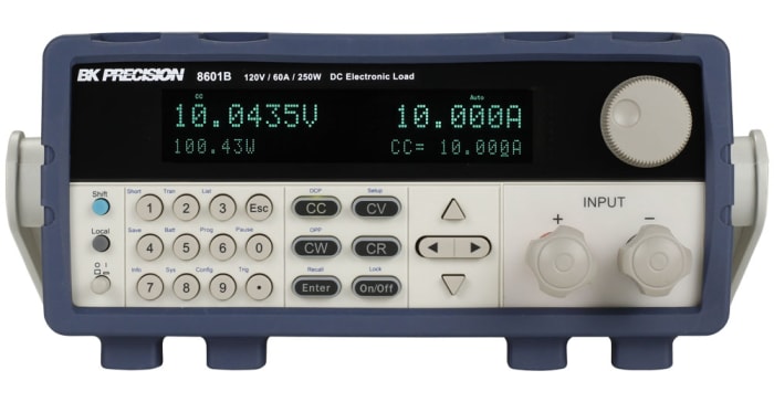 BK Precision 8600/B Series Electronic Load, 250 W, 120 v, 60 A