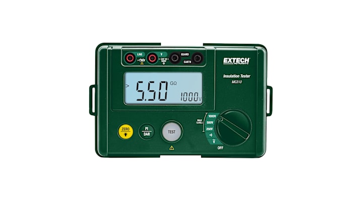 FLIR MG310 Insulation Tester, 250V Min, 1000V Max, 5.5G? Max
