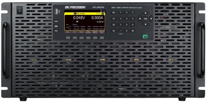 BK Precision HVL Series Electronic DC Load, 6 kW, 600 V, 300 A