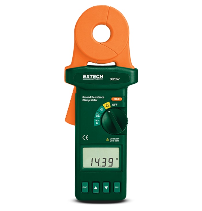 Extech 382357 Earth Tester CAT III 600V V, CAT III-300V V