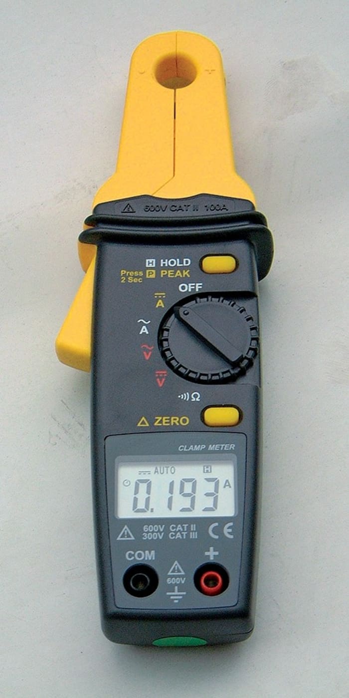Chauvin Arnoux CM605 Clamp Meter, 100A dc, Max Current 100A ac With UKAS Calibration