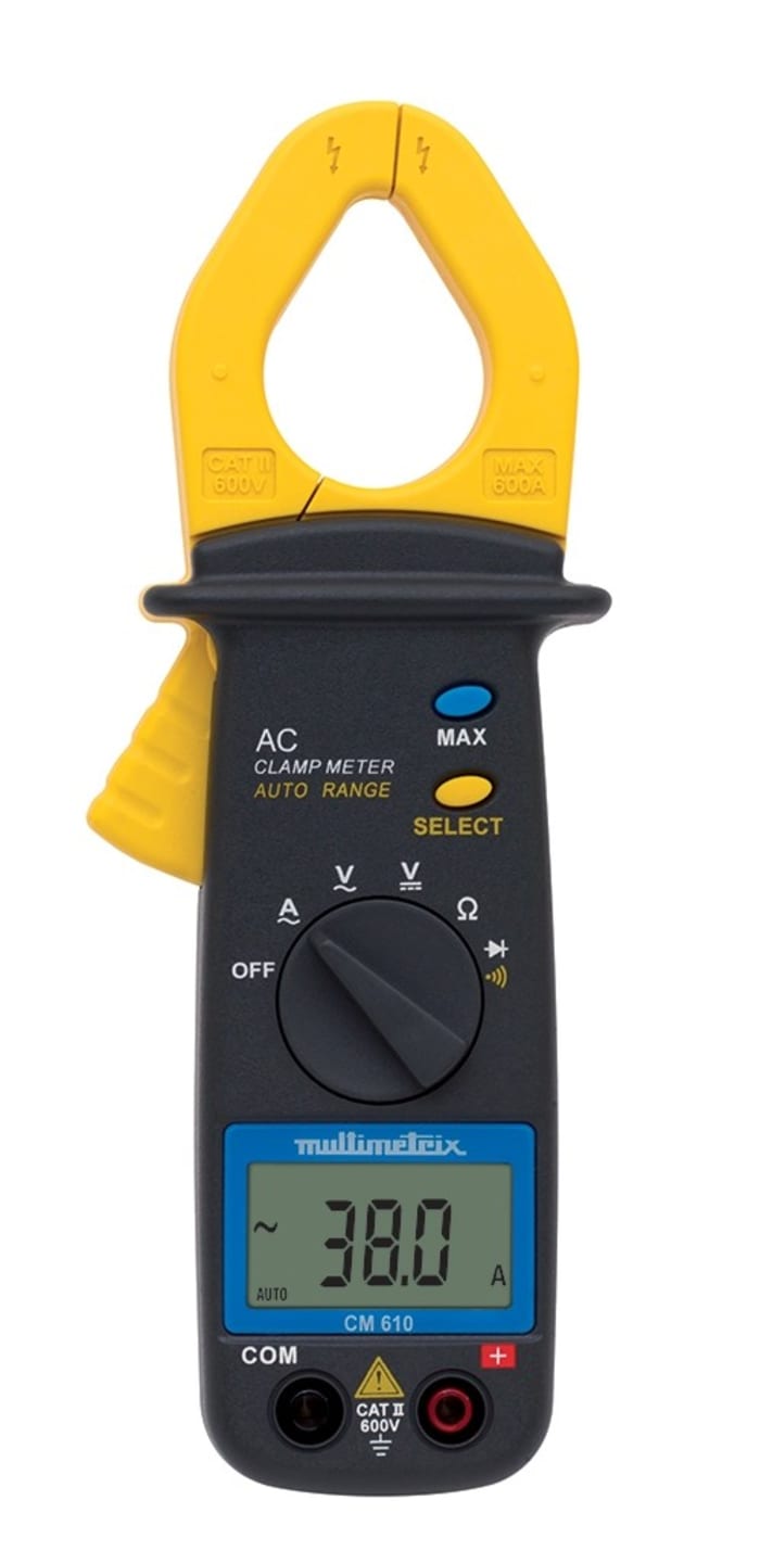 Chauvin Arnoux CM610 Clamp Meter, Max Current 600A ac With RS Calibration