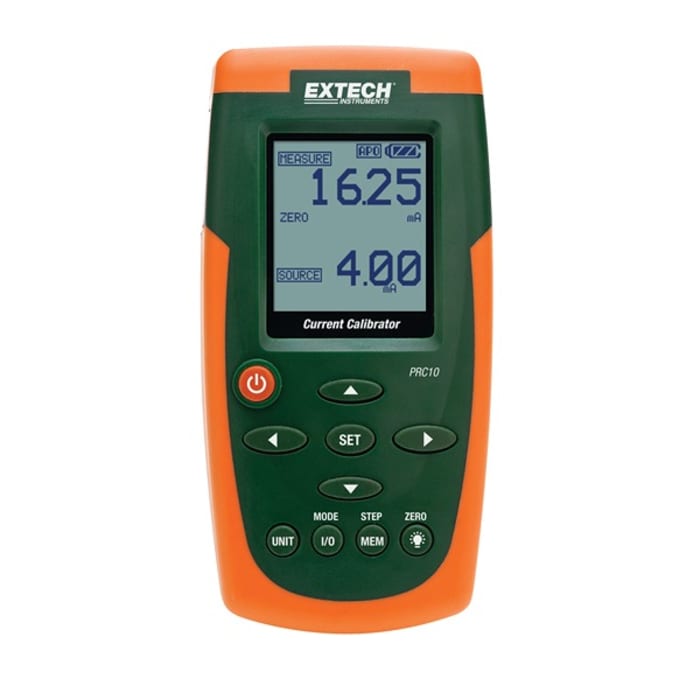 Extech PRC10 Current & Voltage Calibrator, Max Voltage 20V, Max Current 24mA
