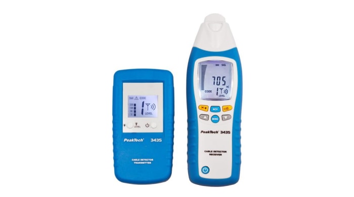 PeakTech P3435 Cable Detector, Cable Detection Depth 500mm CAT IIIV