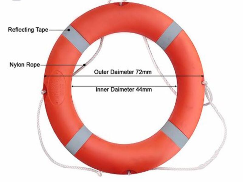 LIFEBUOY RING FOR WATER RESCUE -2.5KG