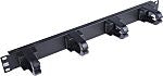 Cable Management Panel for Use with 19-Inch Rack, 4 Rings